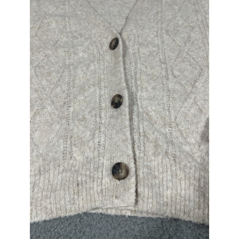 Women's Stitched Sweater Cardigan - Auden Cream XXL - Picture 2 of 8